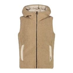 CMP VEST TEDDY W CON CAPPUCCIO