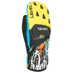 LEVEL RACE JR MITT YELLOW BLUE