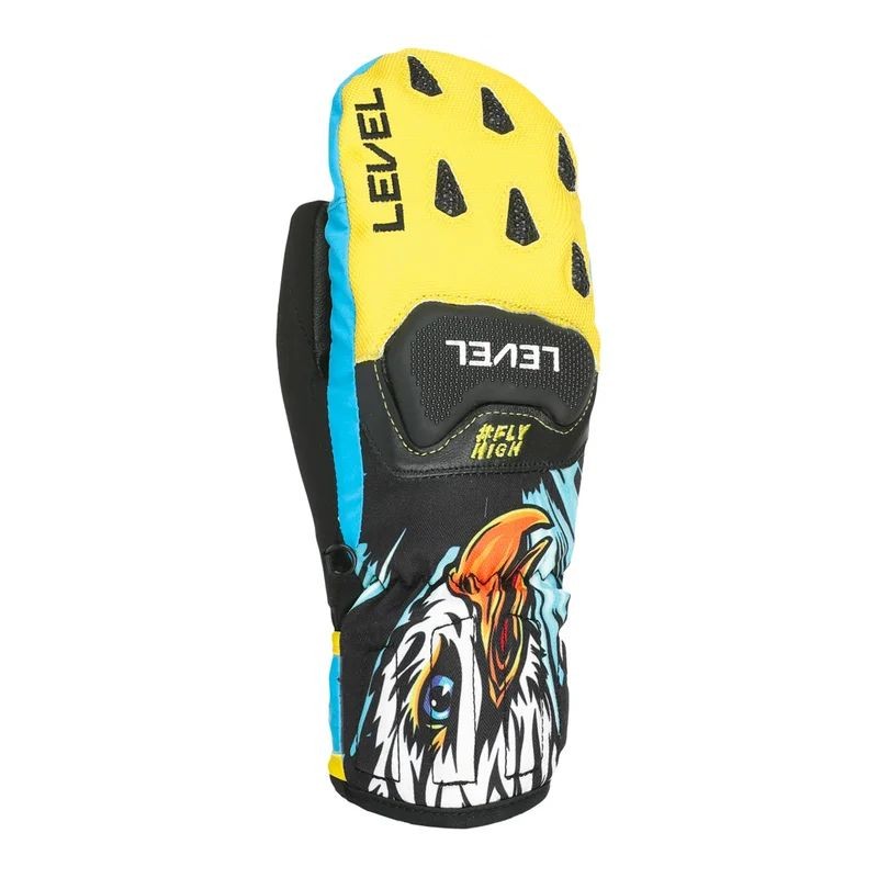 LEVEL RACE JR MITT YELLOW BLUE